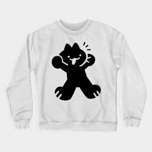 Happy Cat (black ver) Crewneck Sweatshirt